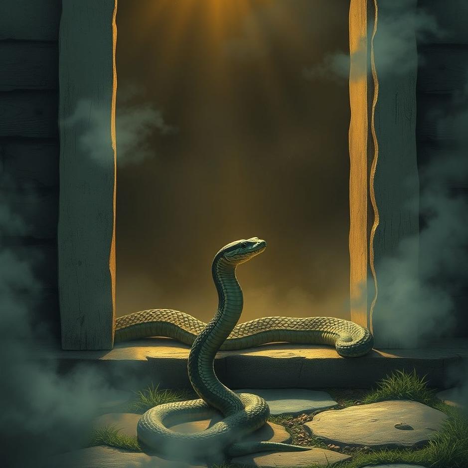 Dream : Snake on the doorstep in a dream