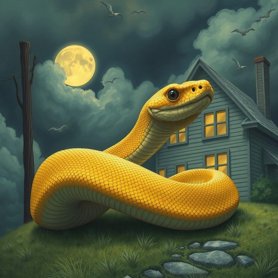 Dream : Snake on your neighbor in a dream