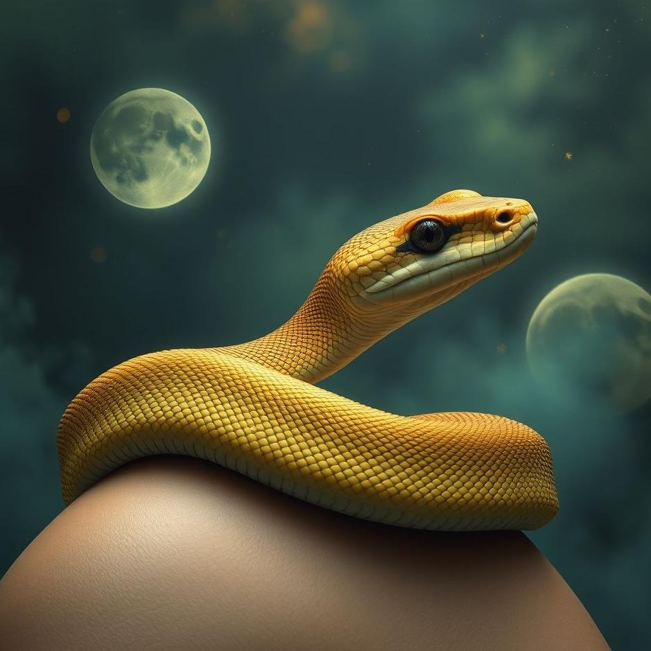 Dream : Snake on your shoulder in a dream