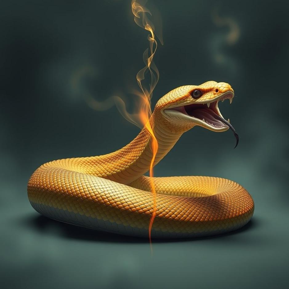 Dream : Snake split in half in a dream