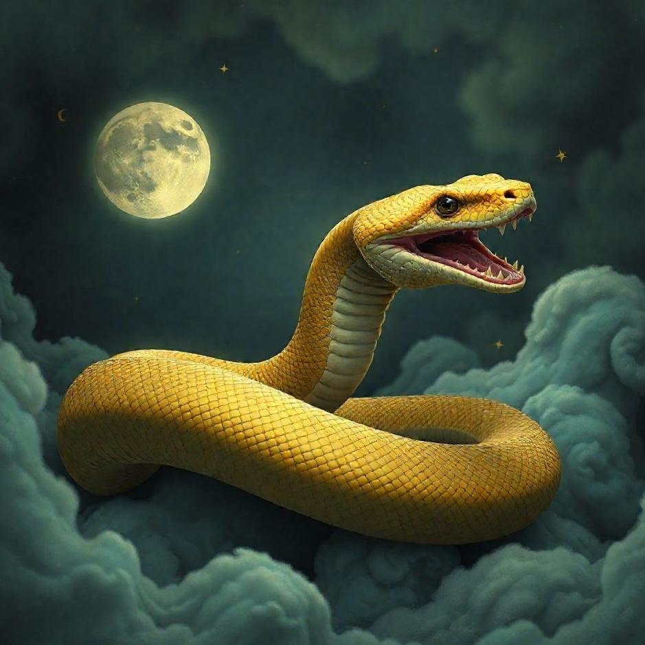 Dream : Snake that looks like a human in a dream