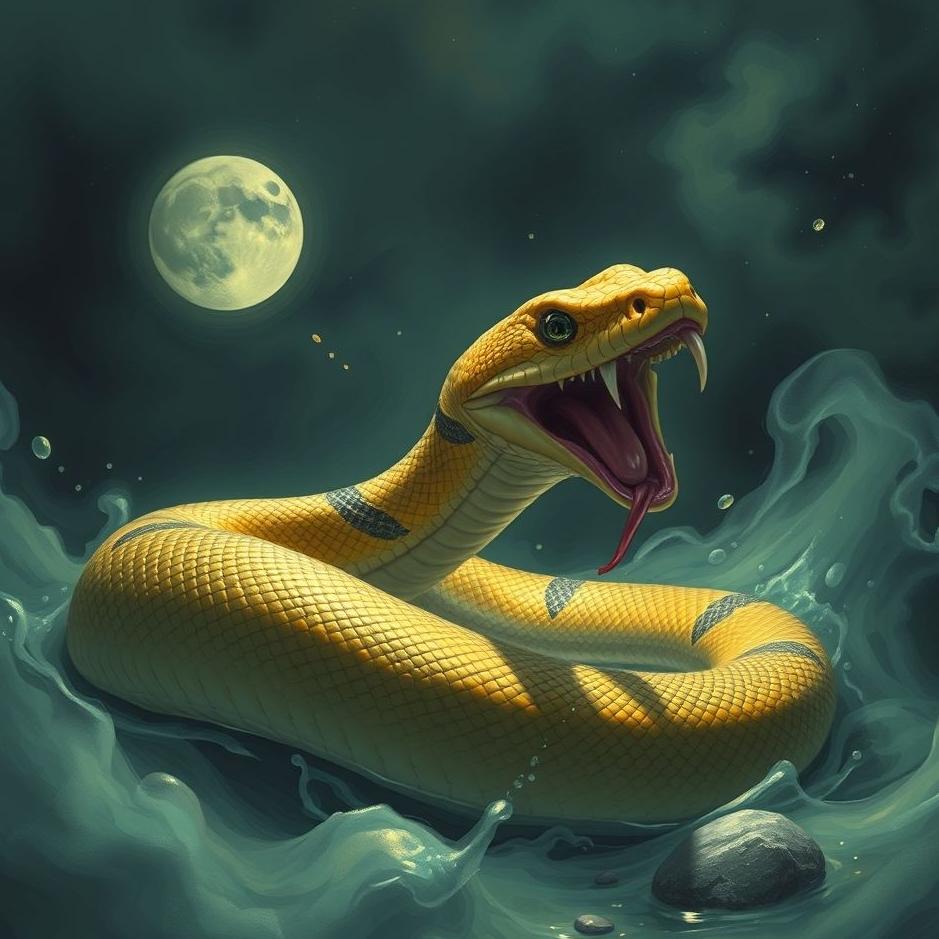 Dream : Snake trying to attack in a dream