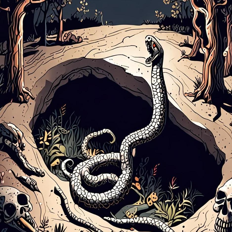 Dream : Snake while digging a grave in a dream