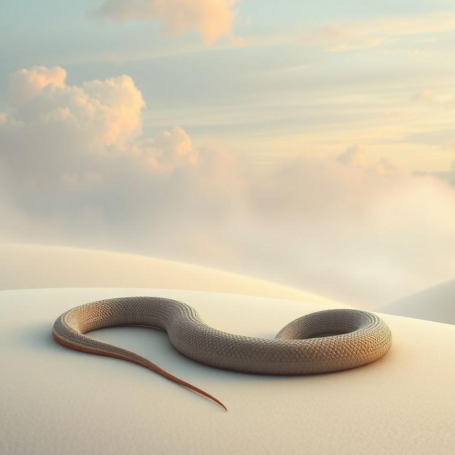 Dream : Snake with a broken tail in a dream