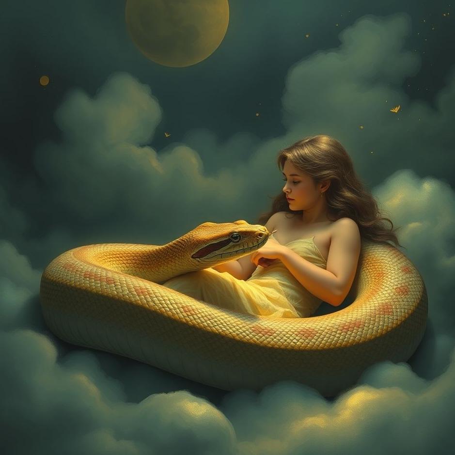 Dream : Snake with your lover in your dream