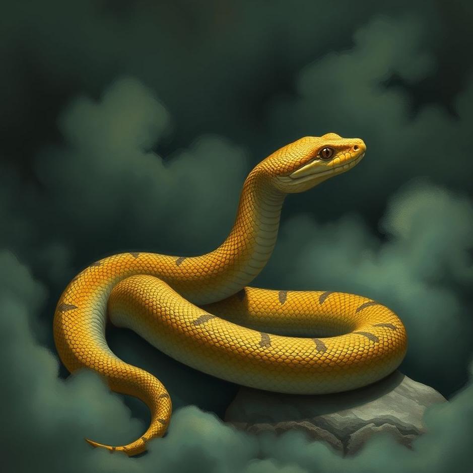 Dream : Snake wrapped around your right leg in a dream