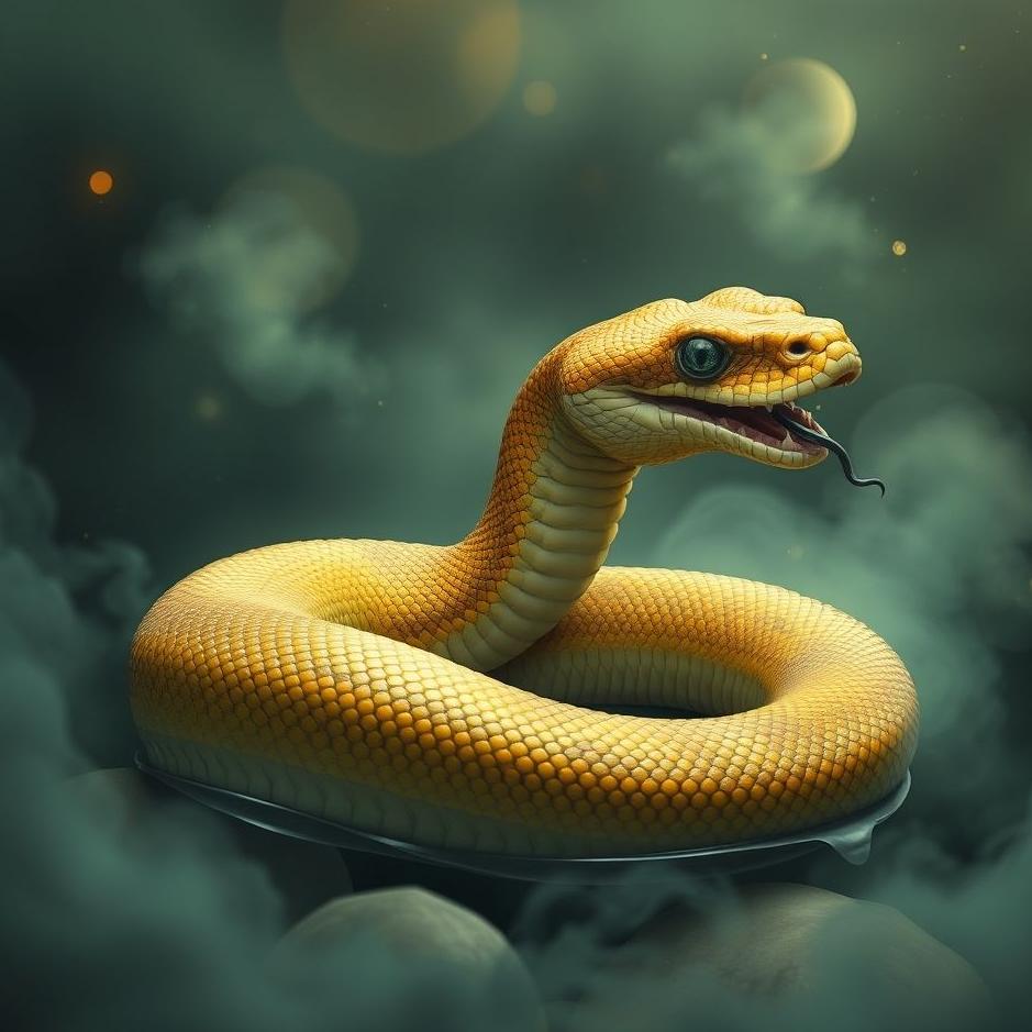 Dream : Snake wrapped in a dream