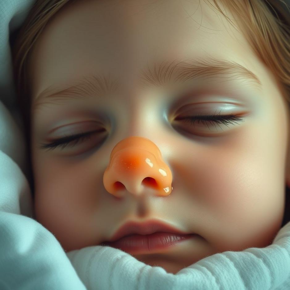 Dream : Snot in my daughter's nose in a dream