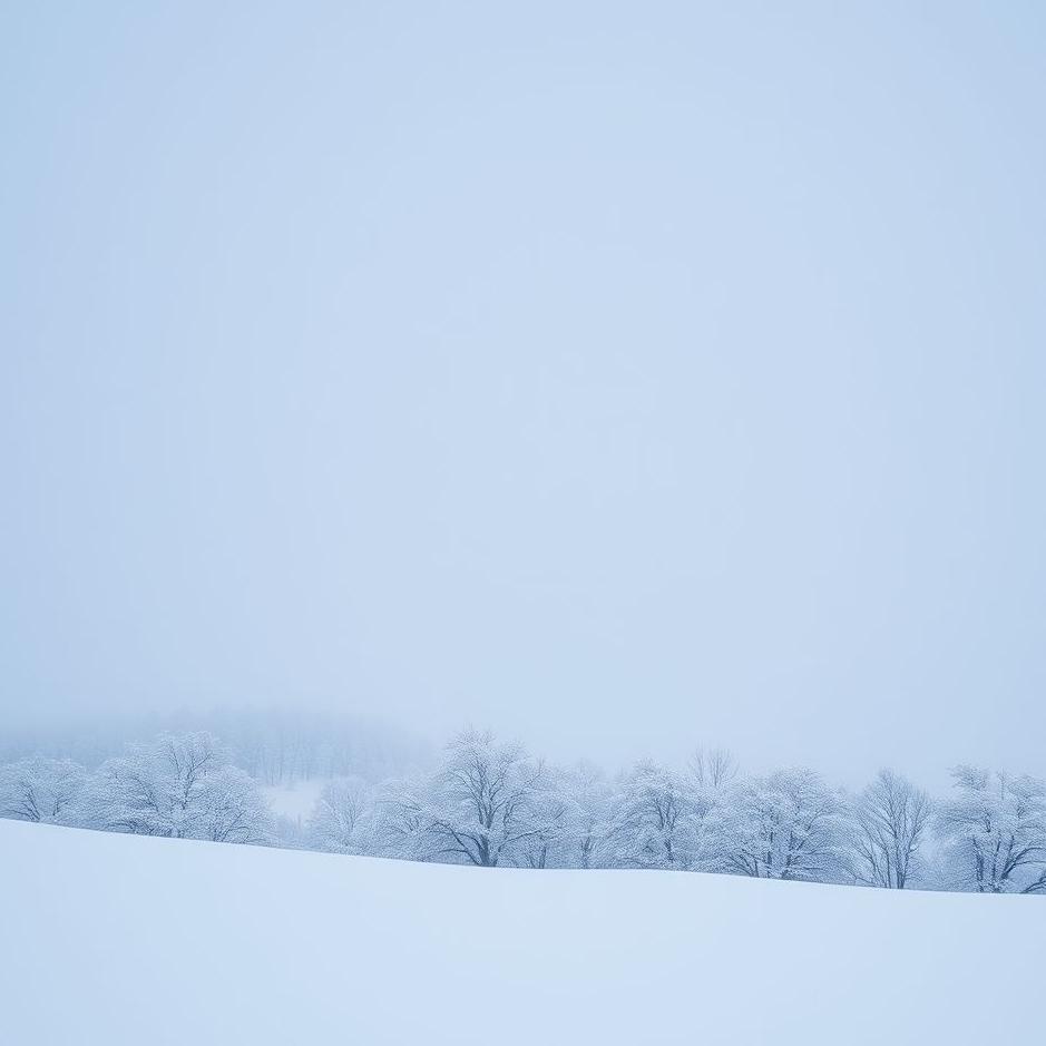 Dream : Snow and a blizzard in a dream