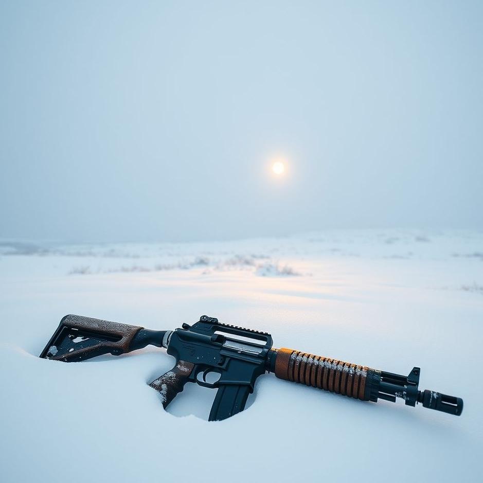 Dream : Snow and a gun in a dream