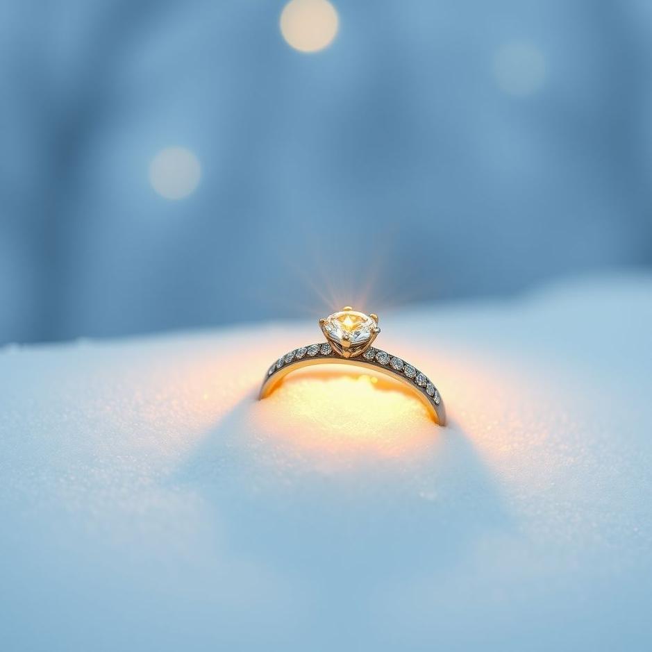 Dream : Snow and a ring in a dream