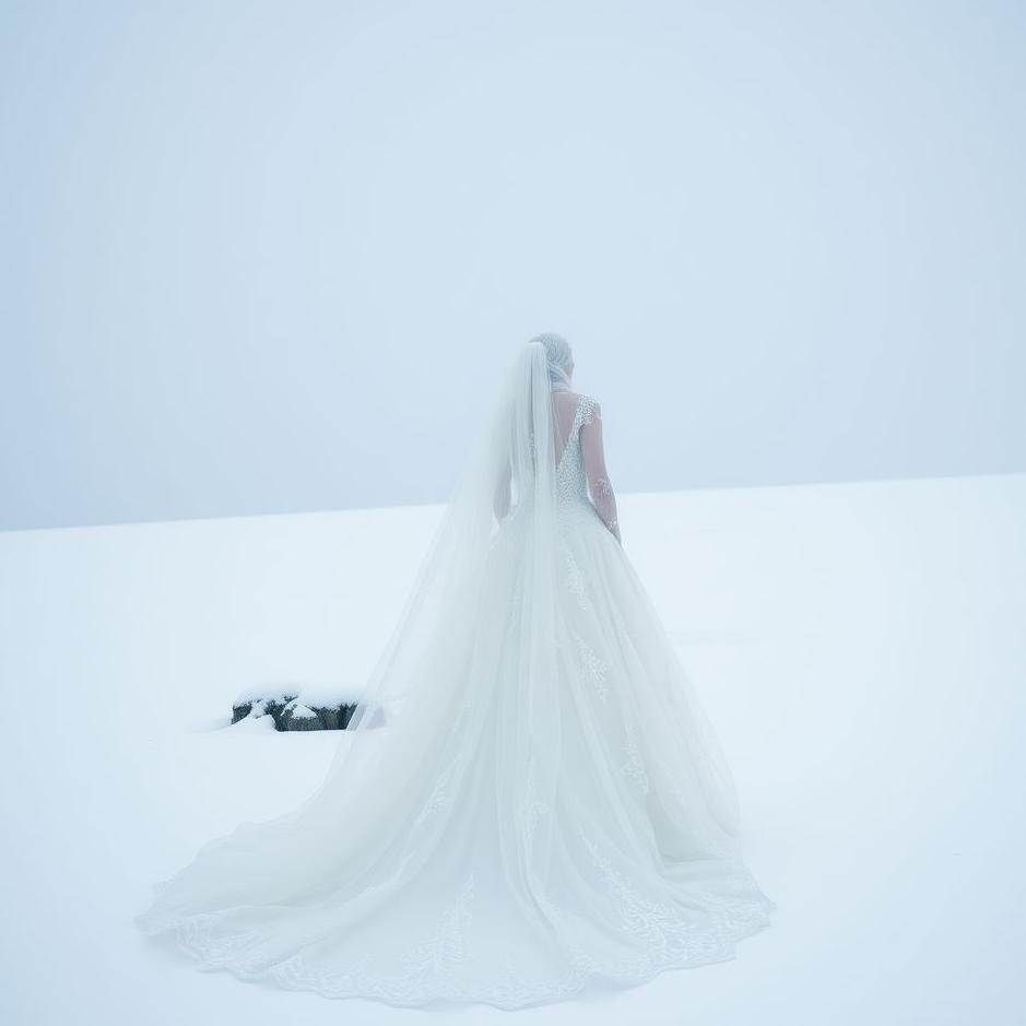 Dream : Snow and a wedding dress in a dream