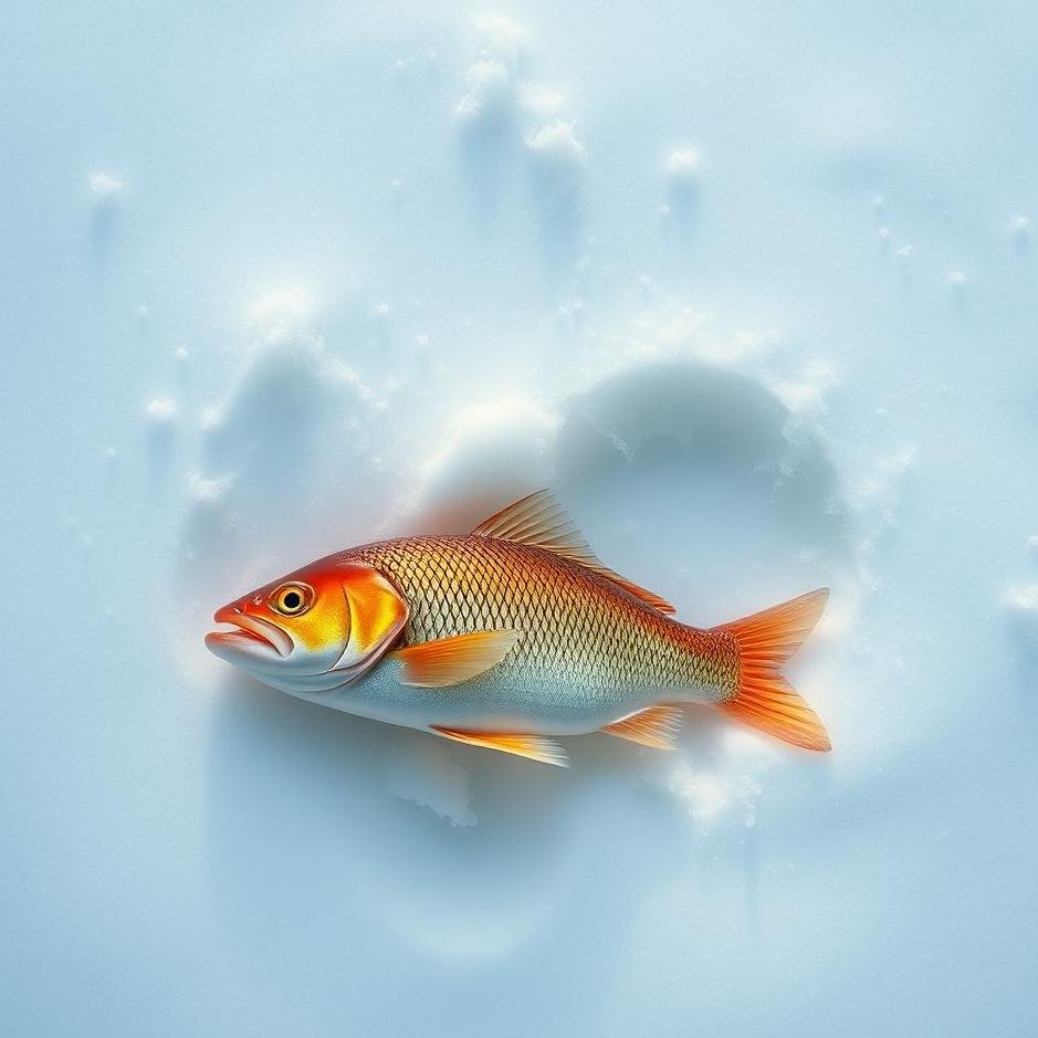 Dream : Snow and fish in a dream