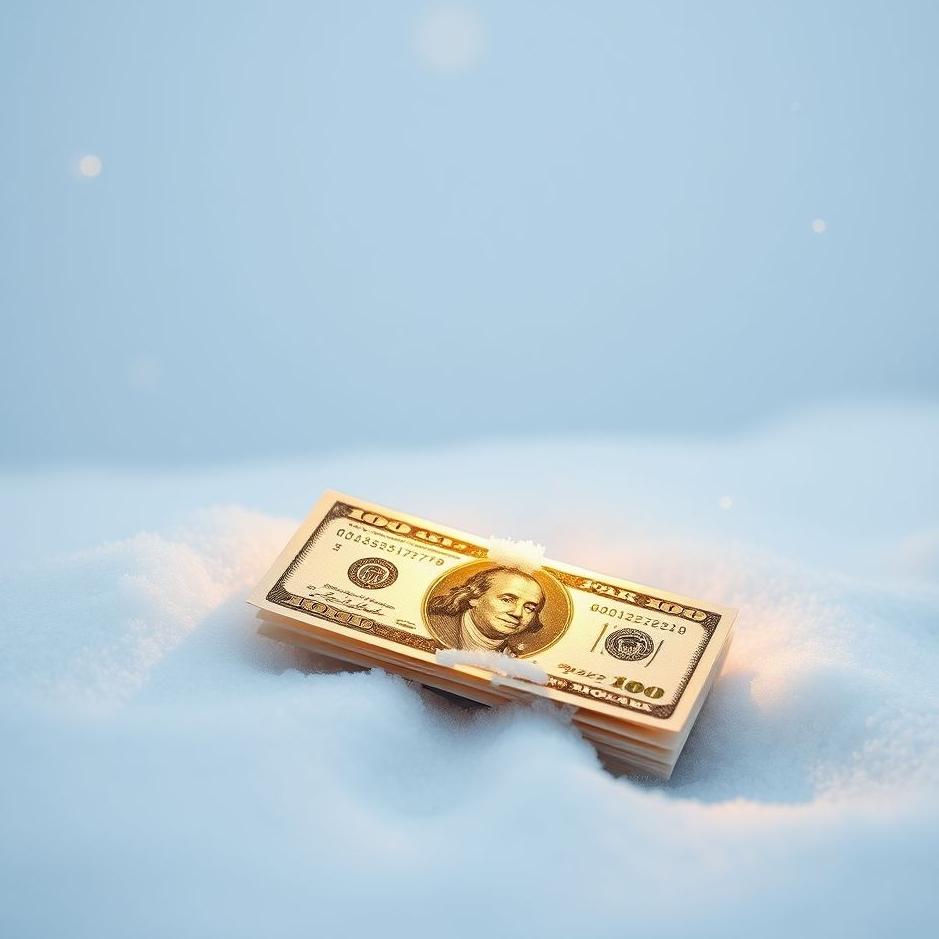 Dream : Snow and money in a dream