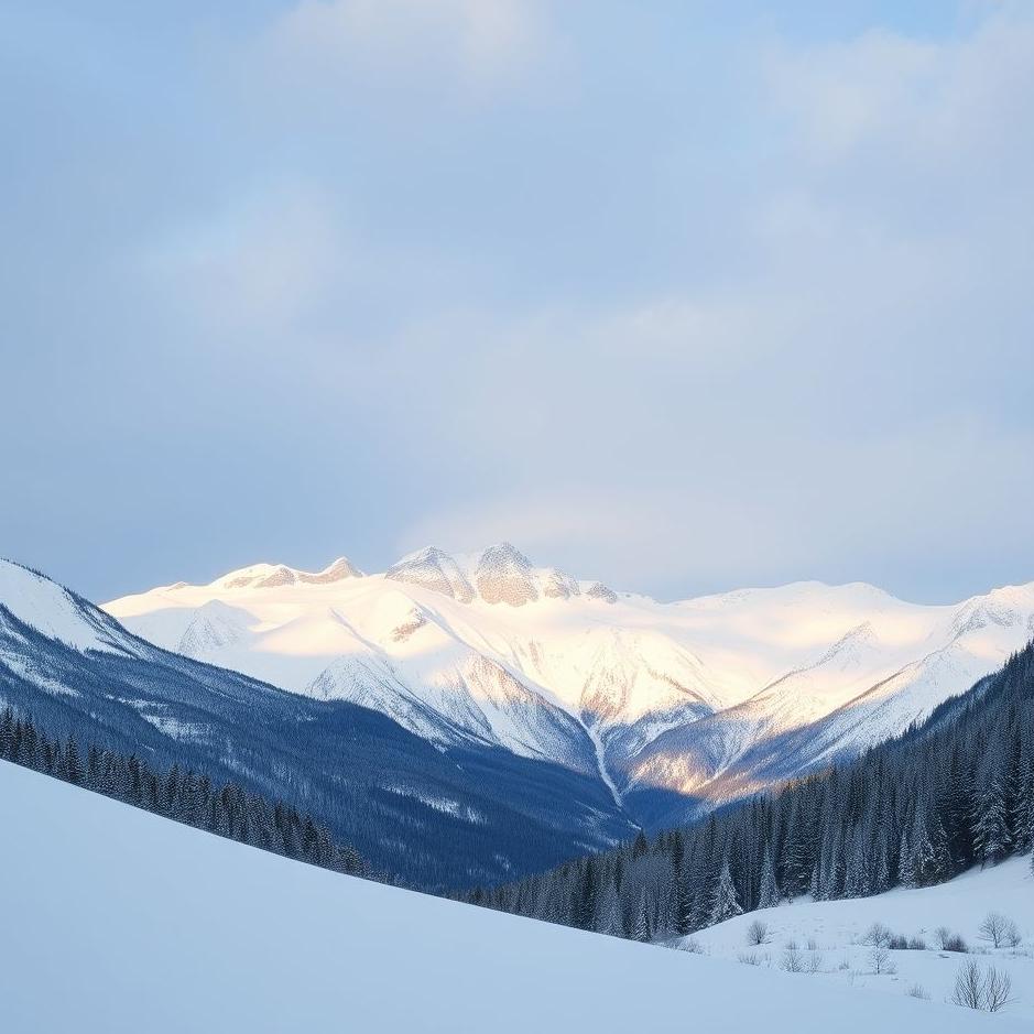 Dream : Snow and mountains in a dream