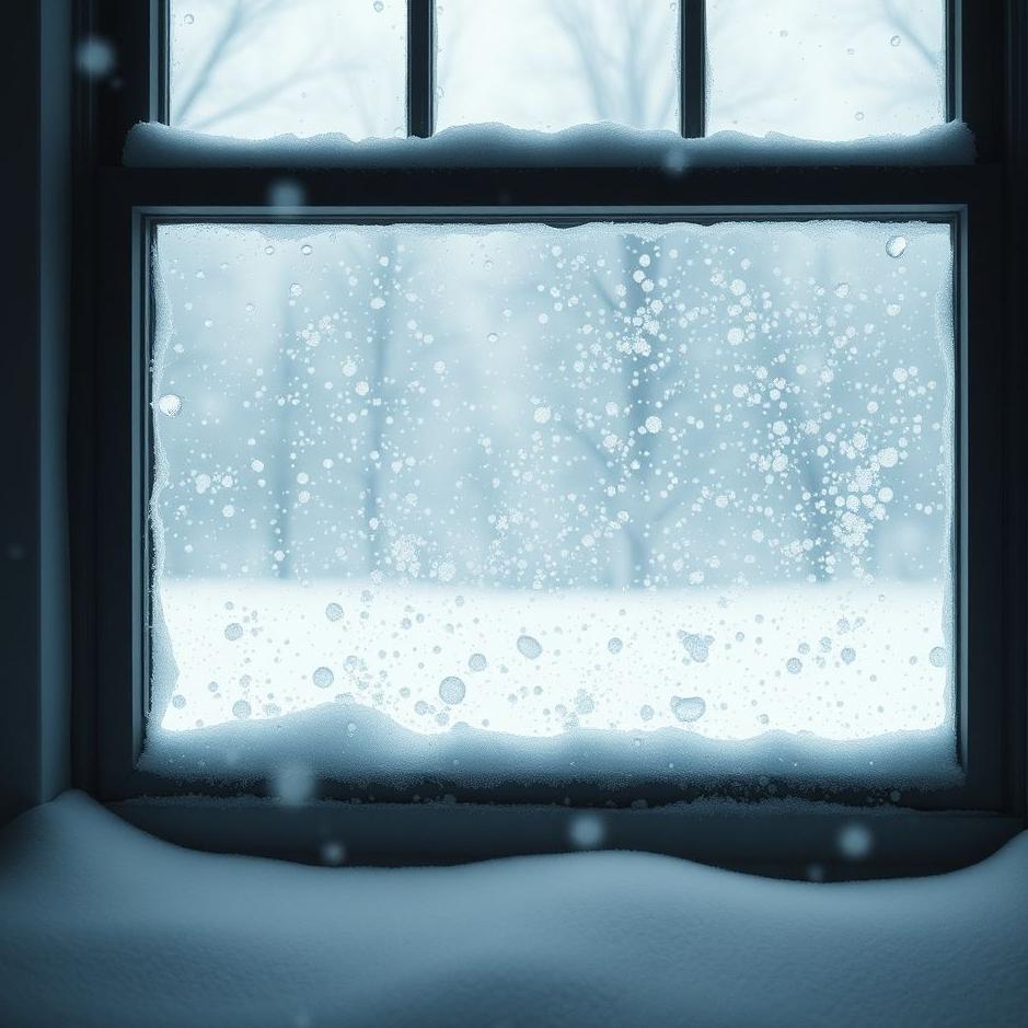 Dream : Snow coming through the window in a dream