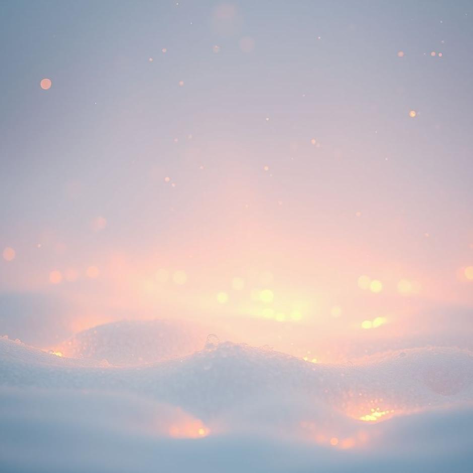 Dream : Snow falling and melting in a dream