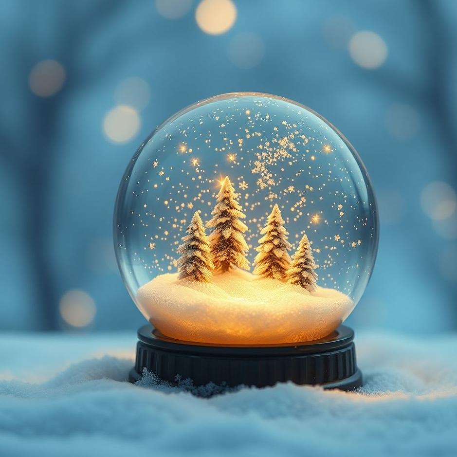 Dream : Snow globe in a dream