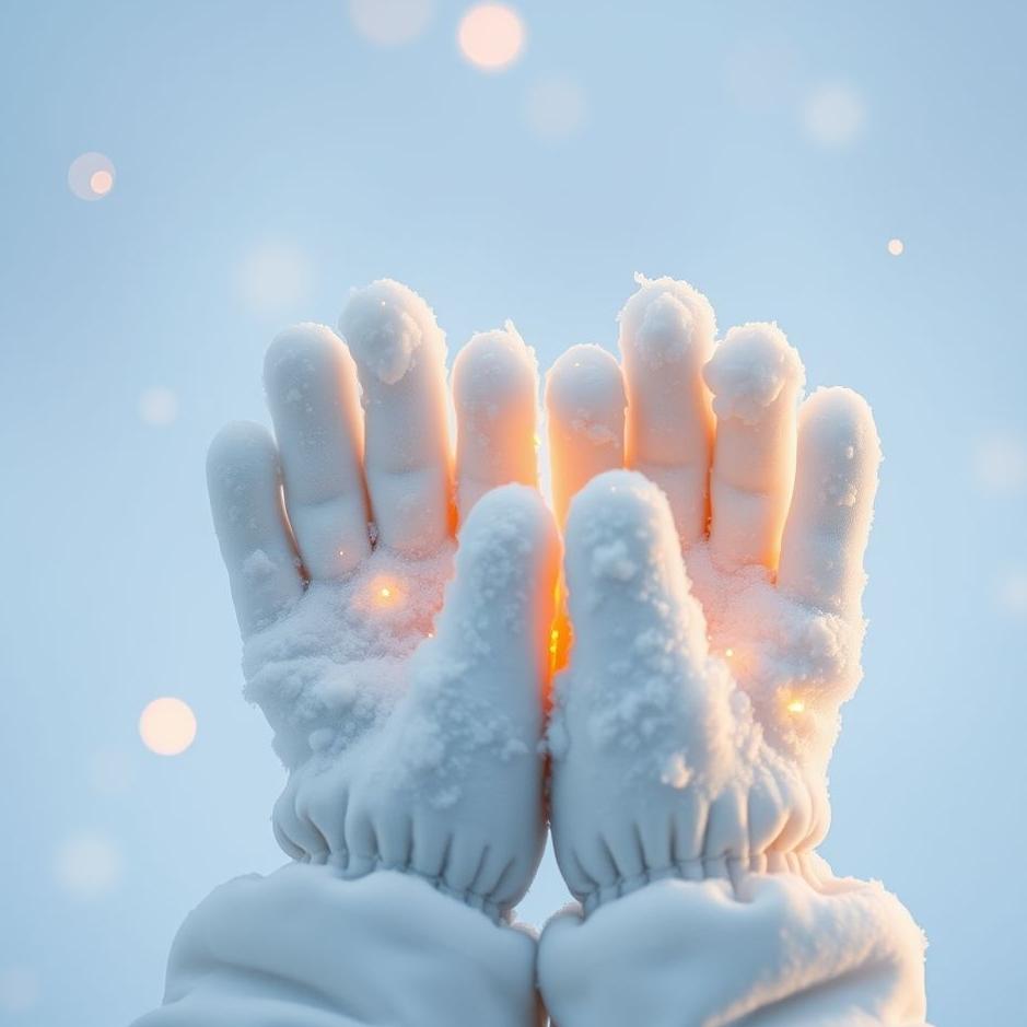 Dream : Snow gloves in a dream