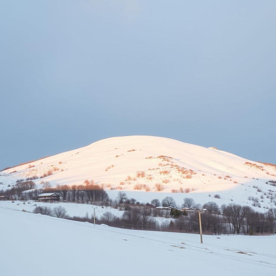 Dream : Snow hill in a dream