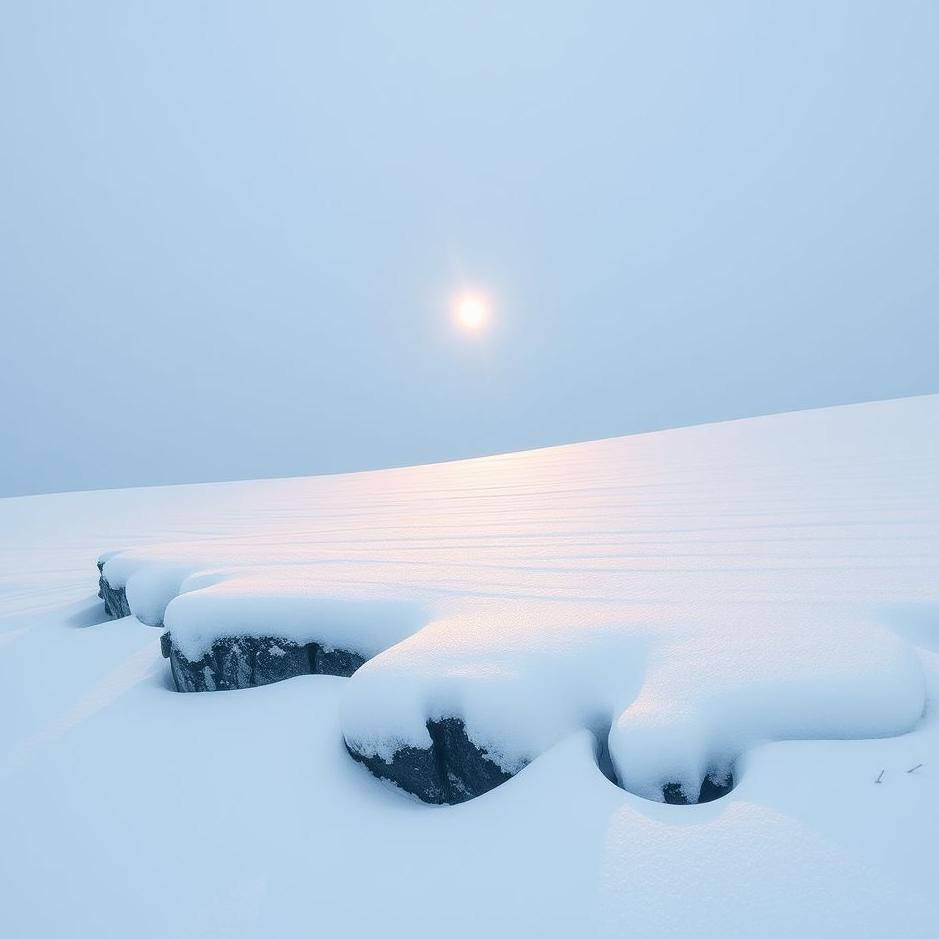 Dream : Snow in pieces in a dream