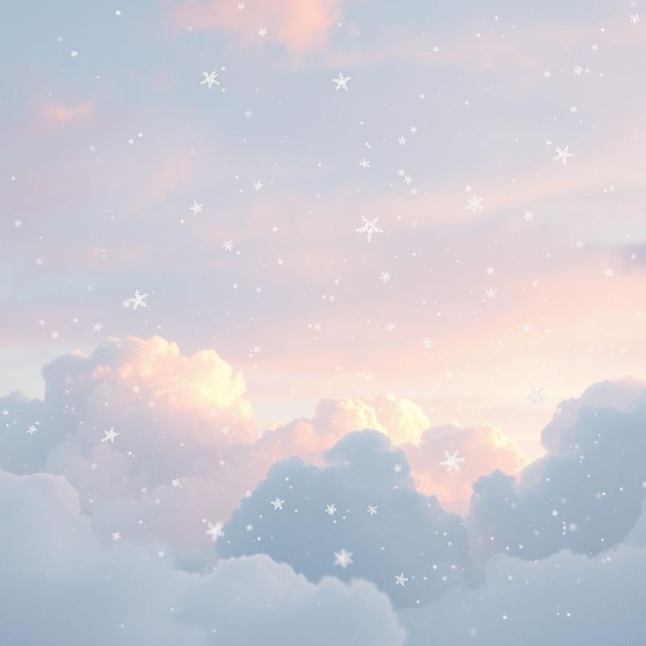 Dream : Snow in the sky in a dream
