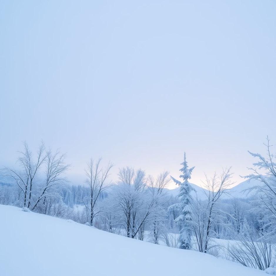 Dream : Snow in winter in a dream