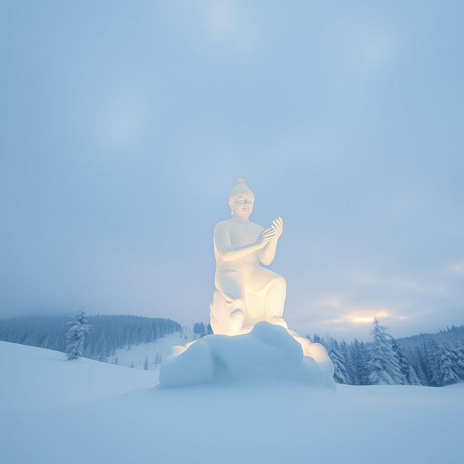 Dream : Snow statue in a dream