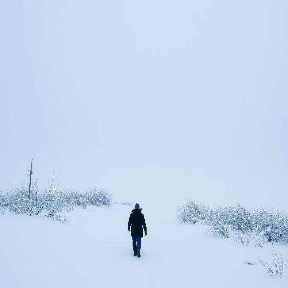 Dream : Snow walking in a dream