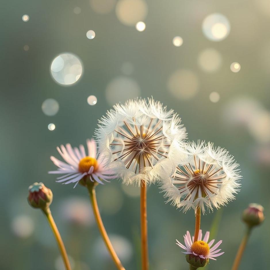 Dream : Snowball flowers in a dream