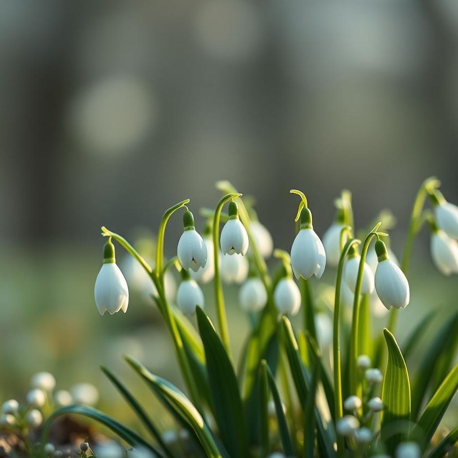 Dream : Snowdrops in a dream