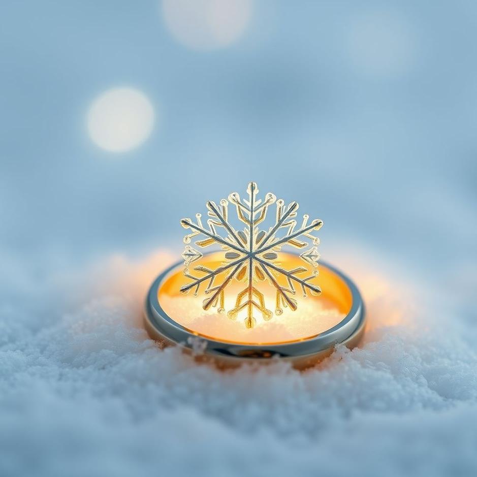 Dream : Snowflake ring in a dream