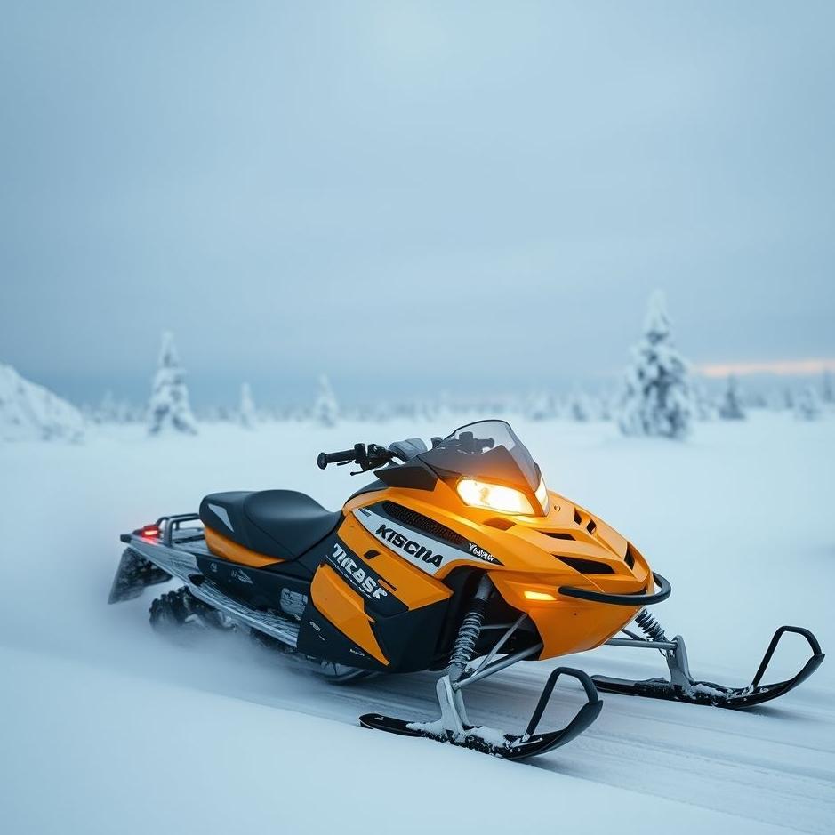 Dream : Snowmobile in a dream