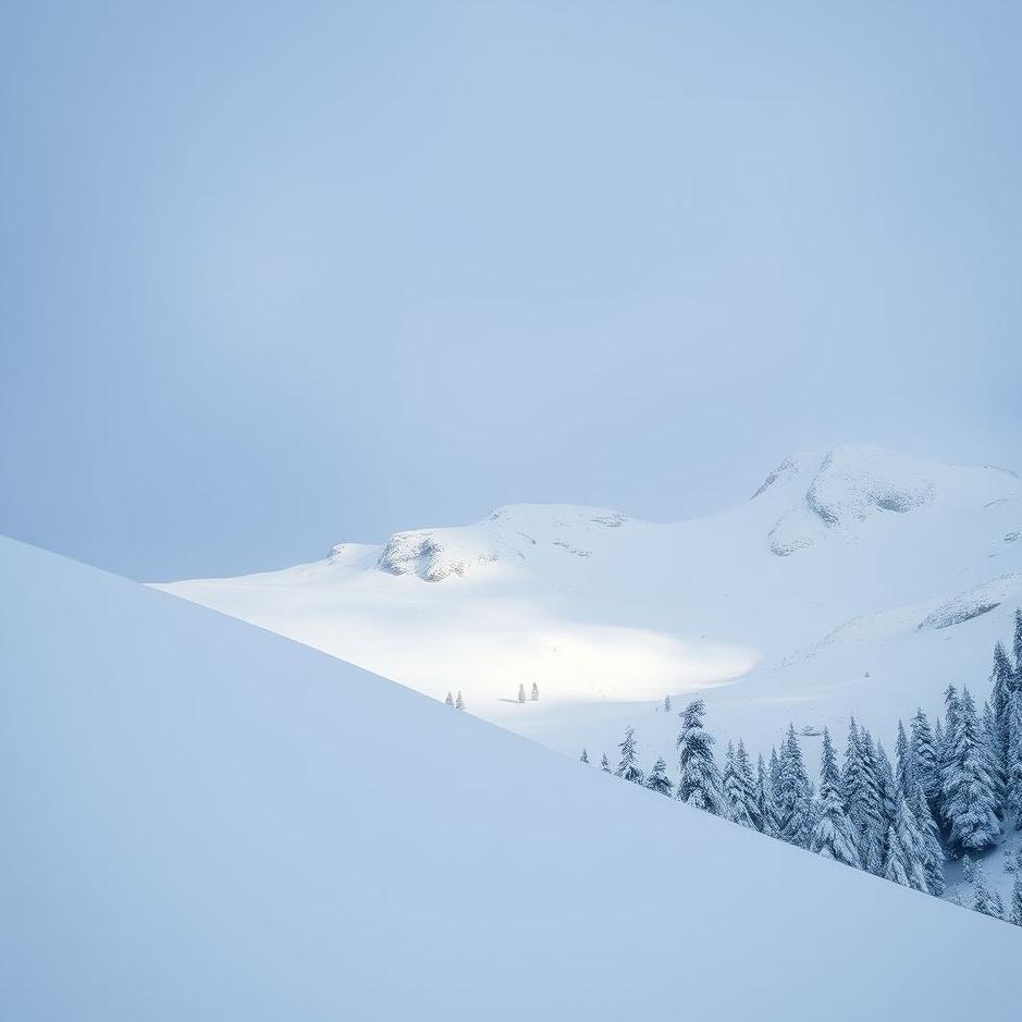 Dream : Snowslide in a dream