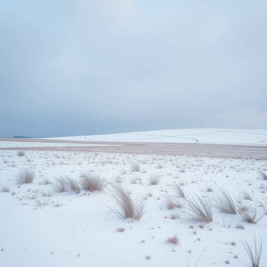 Dream : Snowy field in a dream