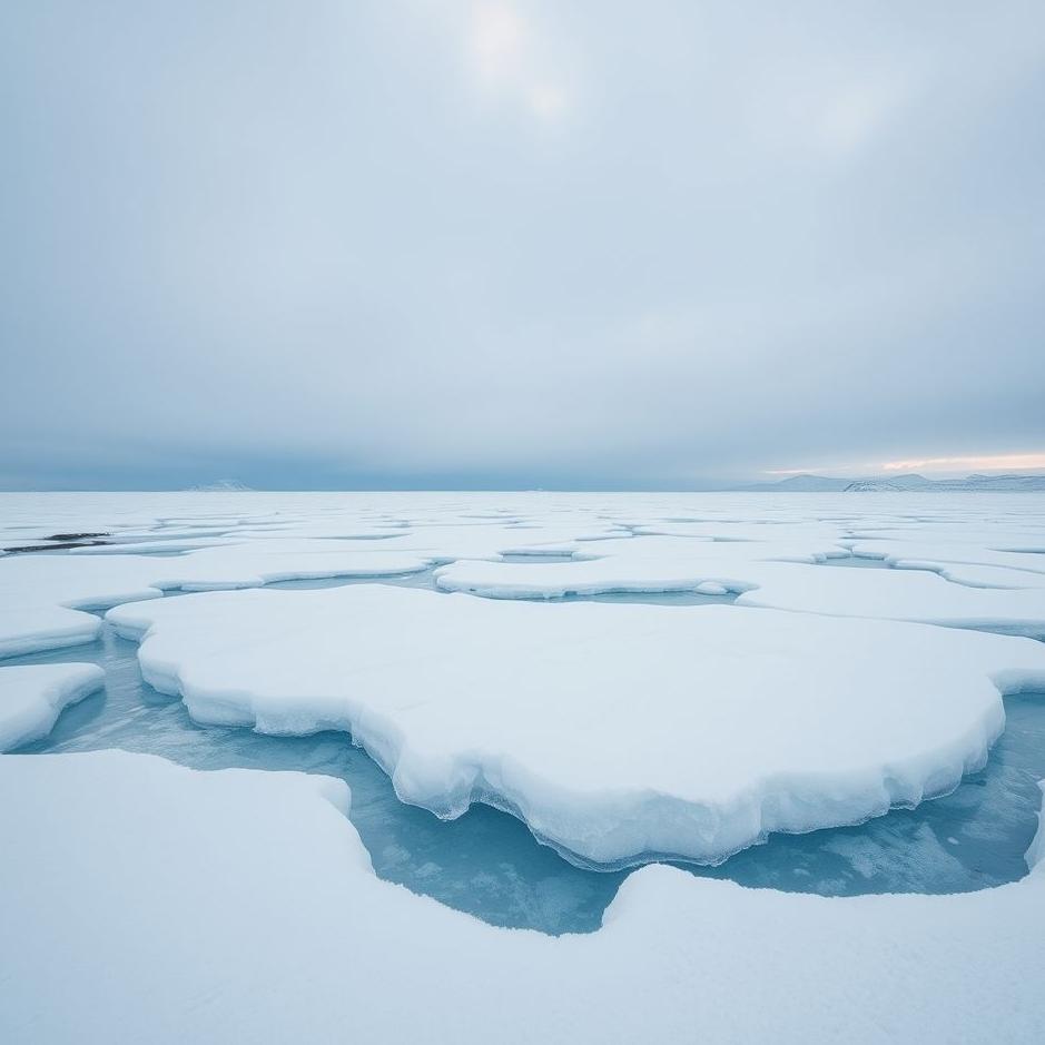 Dream : Snowy ice in a dream