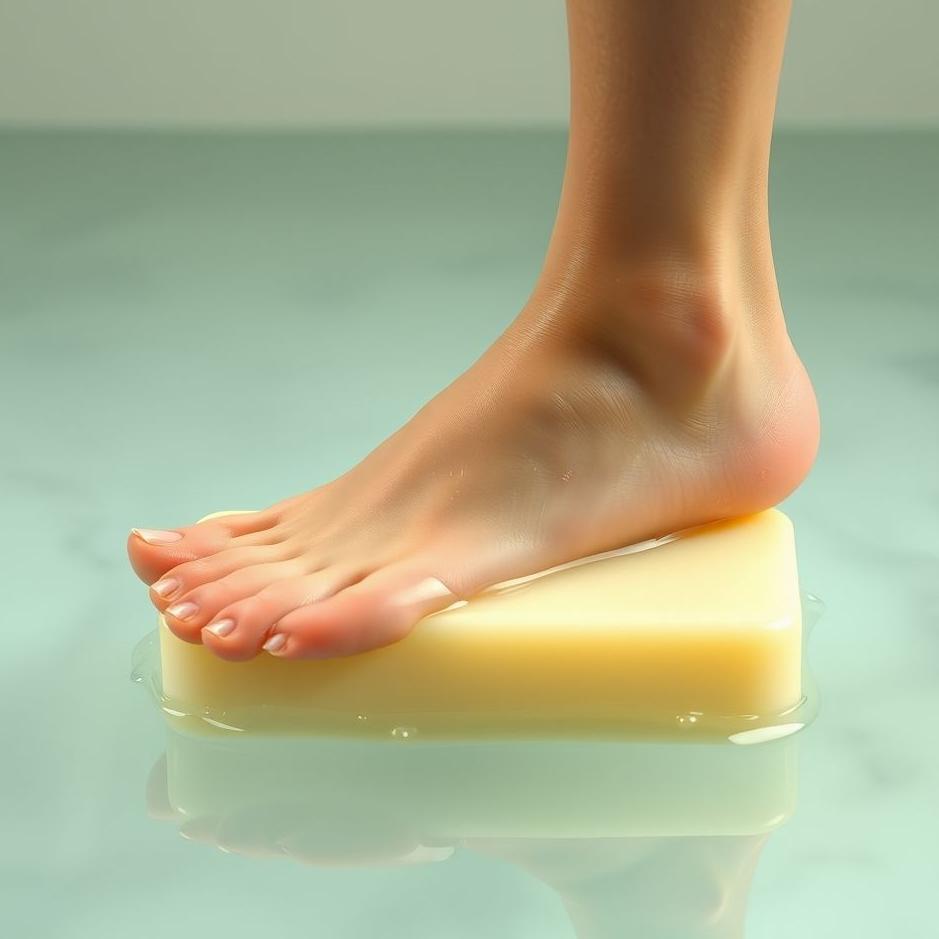 Dream : Soap foot in the dream