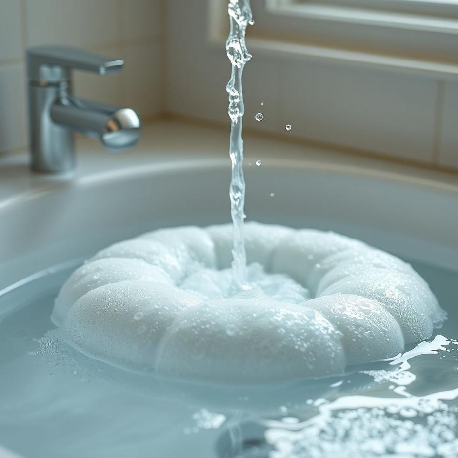 Dream : Soapy water at home in a dream