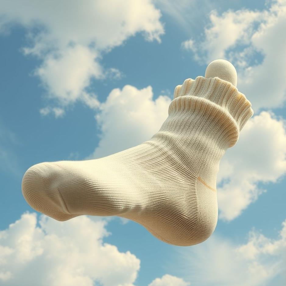 Dream : Sock with a hole in the toe in a dream
