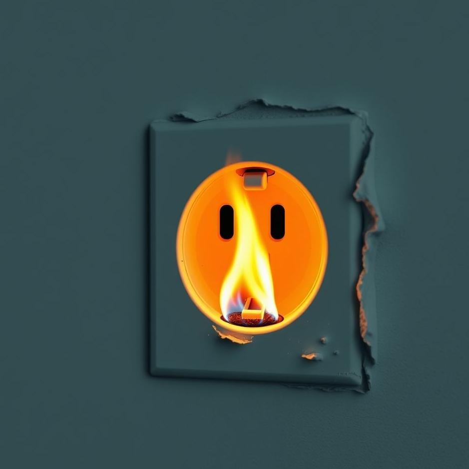 Dream : Socket catching fire in a dream