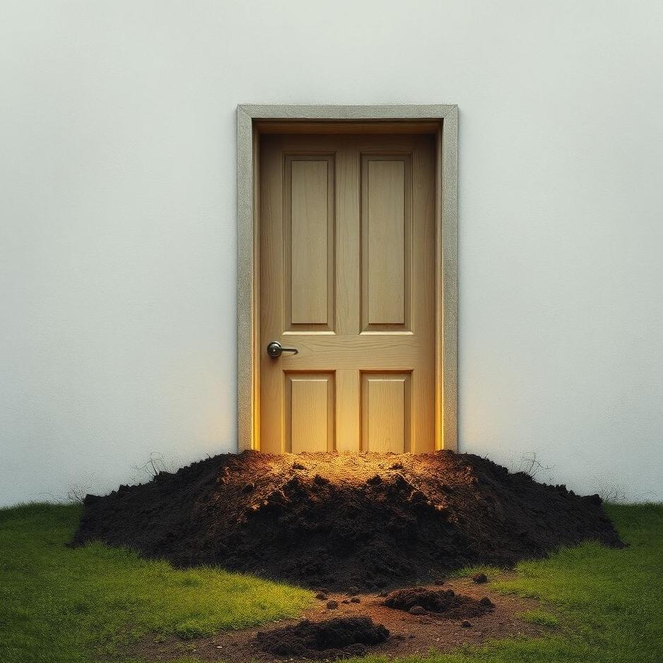 Dream : Soil at the door in a dream