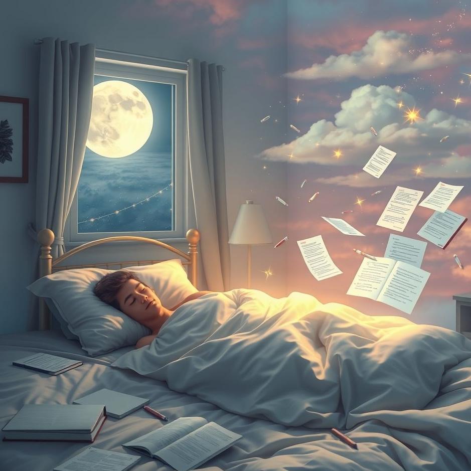 Dream : Solving an English test in a dream