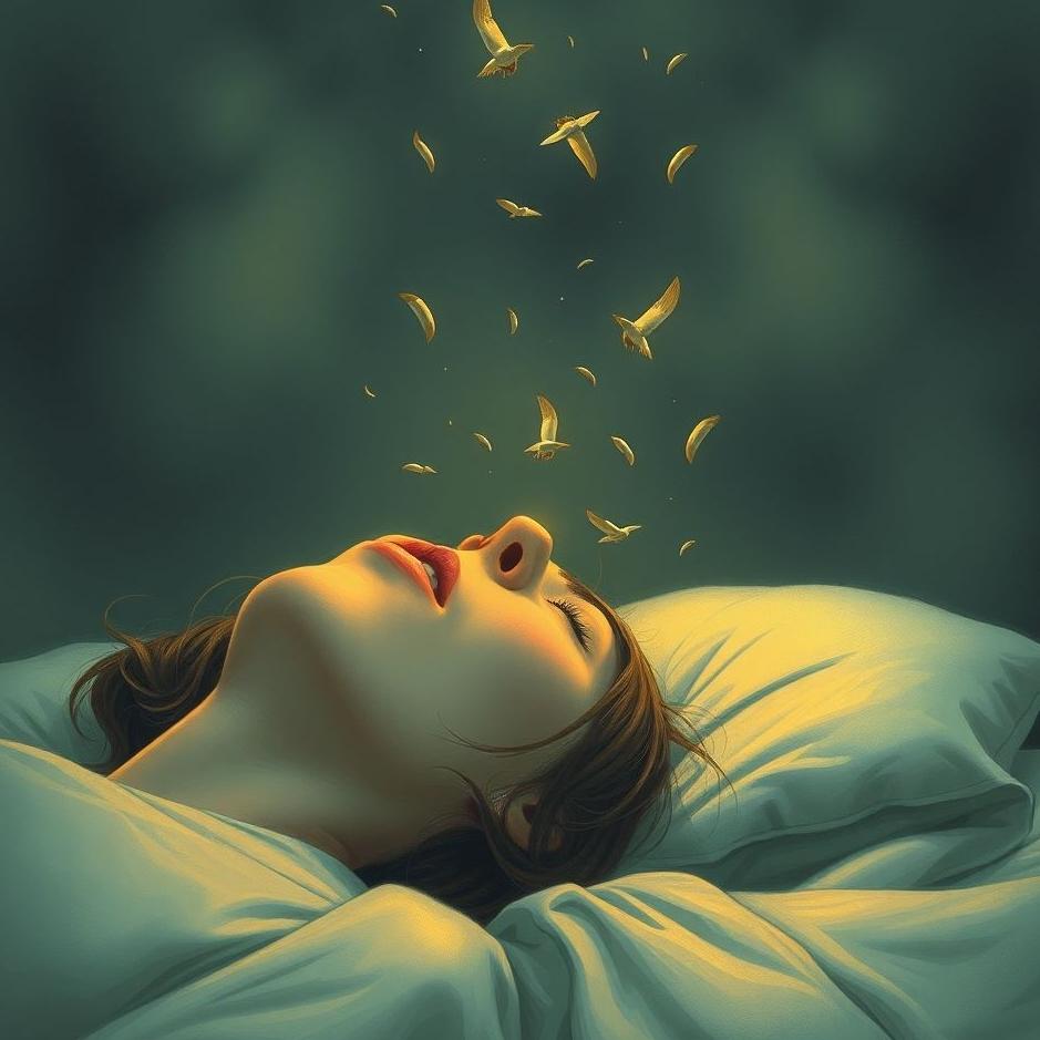 Dream : Something falling on one's head in a dream