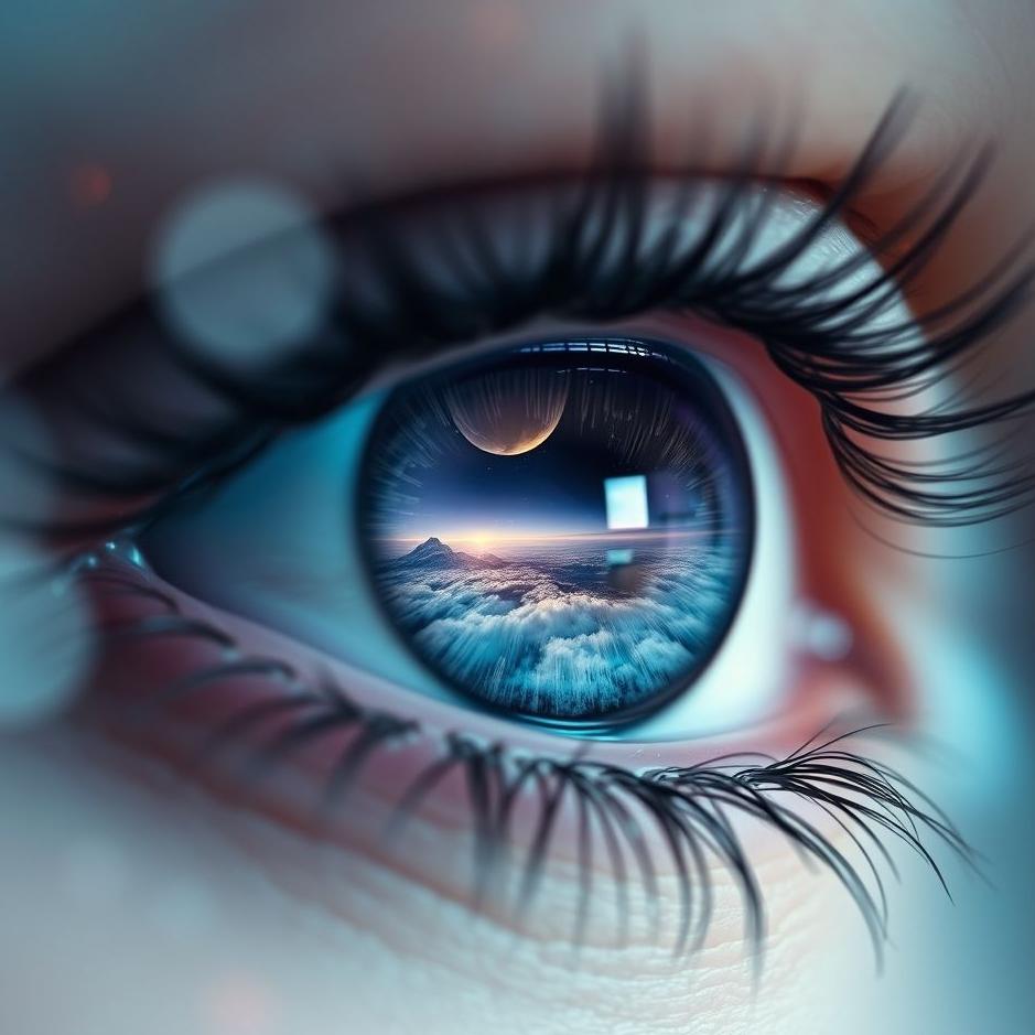 Dream : Something in the eye in a dream