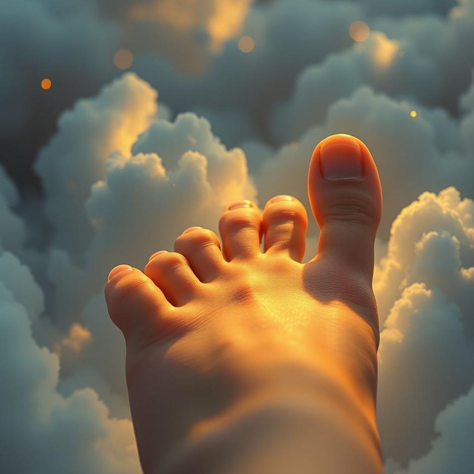 Dream : Something on the foot finger in the dream