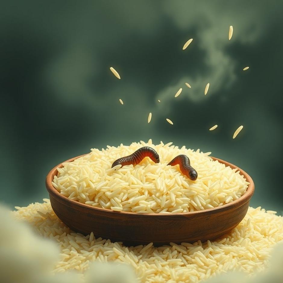 Dream : Sorting wormy rice in a dream