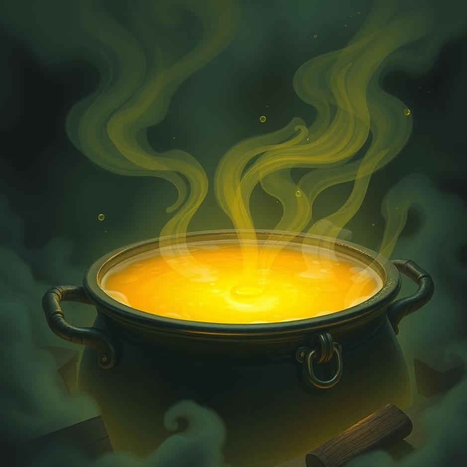 Dream : Sour boiling in a cauldron in a dream