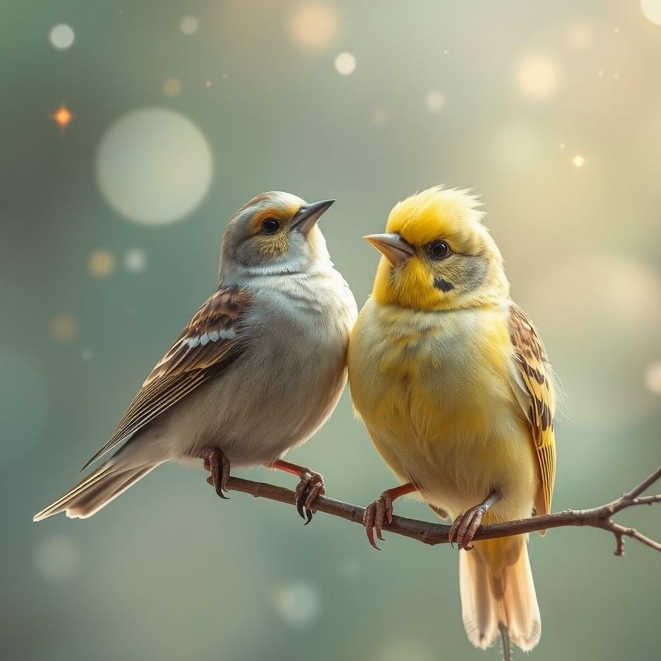 Dream : Sparrow and a budgie in a dream