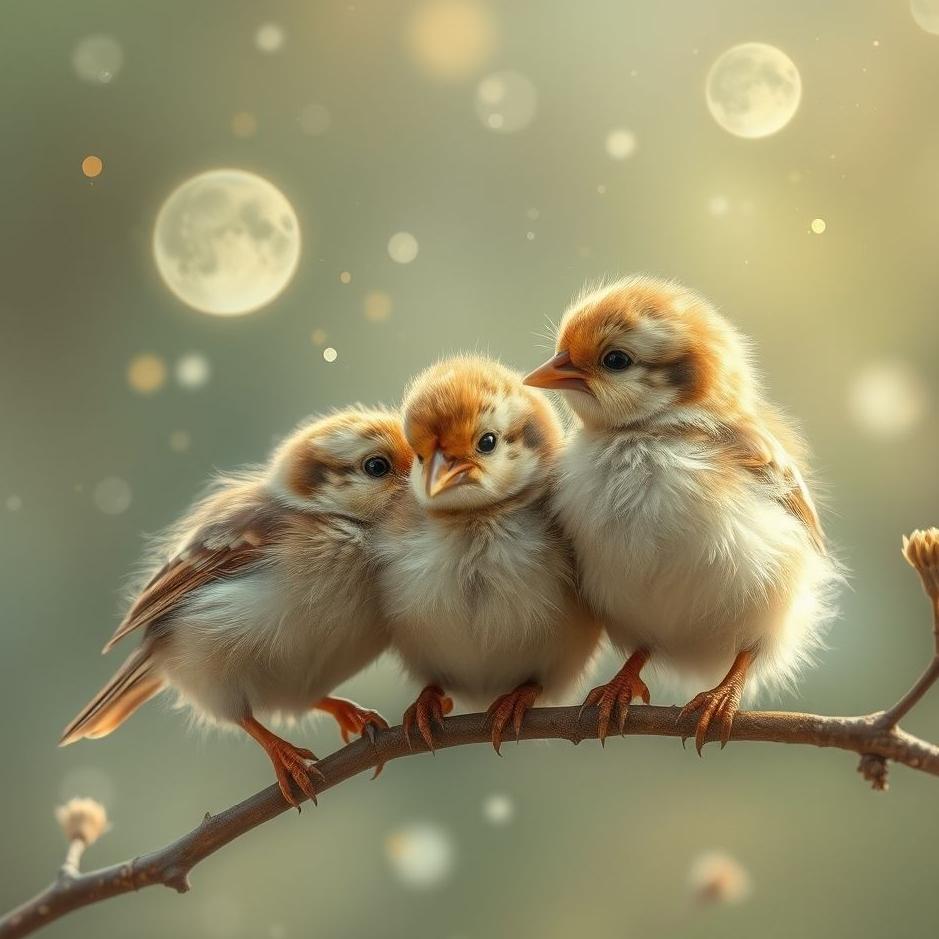 Dream : Sparrow chicks in a dream