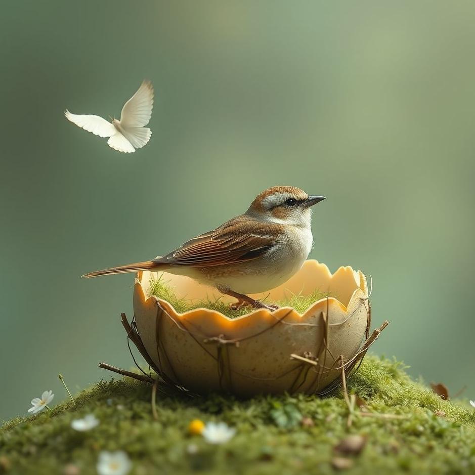 Dream : Sparrow egg in a dream